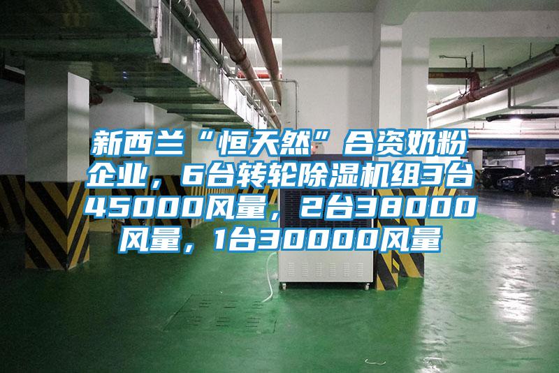 新西蘭“恒天然”合資奶粉企業(yè)，6臺轉(zhuǎn)輪除濕機組3臺45000風(fēng)量，2臺38000風(fēng)量，1臺30000風(fēng)量