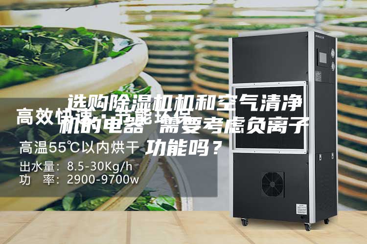 選購除濕機機和空氣清凈機的電器 需要考慮負(fù)離子功能嗎？
