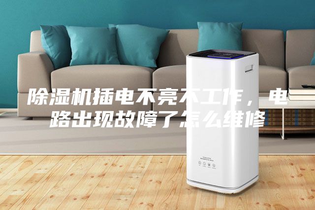 除濕機插電不亮不工作，電路出現故障了怎么維修