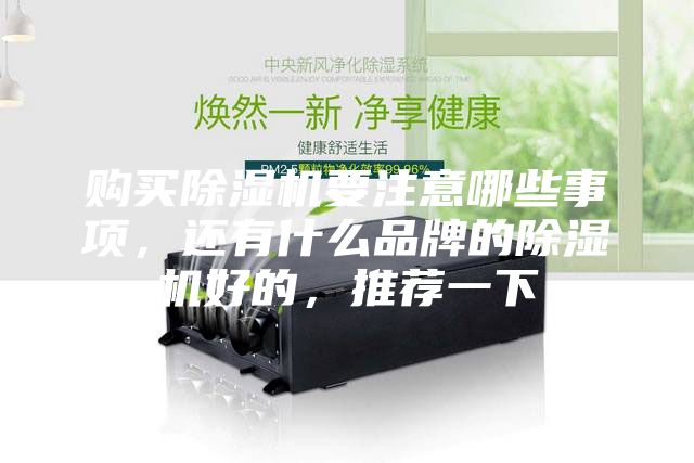 購買除濕機(jī)要注意哪些事項(xiàng)，還有什么品牌的除濕機(jī)好的，推薦一下
