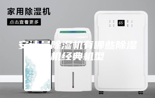 安詩曼除濕機有哪些除濕機經典機型