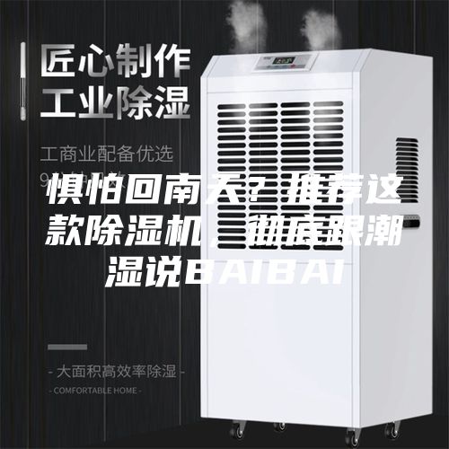 懼怕回南天？推薦這款除濕機，徹底跟潮濕說BAIBAI